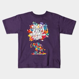 I'm so happy today I just can't hide it Kids T-Shirt